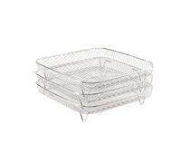 Compatible avec les plaques de cuisson, poêles à frire antiadhésives, paniers frites, grilles et ustensiles cuisine(Style 2 Square)
