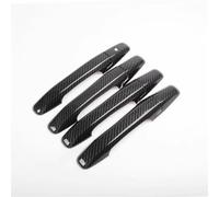 Compatible avec Les poignées de Porte de Voiture Honda Civic, moulure décorative Style Fibre de Carbone pour l'extérieur.