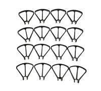 Compatible avec Les Protections d'hélices for Mini Drones 4DRC 4D-V30, pièces de Protection Pliables for quadricoptères(16p Black Guard)