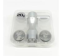 Compatible avec les putter de club de golf Titleist Scotty Cameron 2 poids + clé 15/30/35/40/45 g (argent, 2 pièces de 25 g + clé)