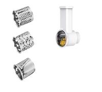 Compatible avec les robots pâtissiers KitchenAid, accessoires for salade, trancheuse et râpe, coupe-légumes avec brosse de nettoyage