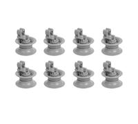 Compatible avec les rouleaux de panier de lave-vaisselle, kit de 8 roues de panier supérieur Bosch Siemens 611666
