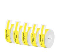 Compatible avec les rouleaux P15 Thermal Label Tape Compatible avec D30 Q30 Marklife P15 P12 Q2 Maker Maker blanc 12x40mm 15x30mm Étiquette Universal Fit de rechange remplacement(5PK Cable Yellow)