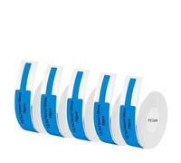 Compatible avec les rouleaux P15 Thermal Label Tape Compatible avec D30 Q30 Marklife P15 P12 Q2 Maker Maker blanc 12x40mm 15x30mm Étiquette Universal Fit de rechange remplacement(5PK Cable Blue)