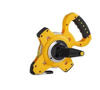 Compatible avec les rubans à mesurer rétractables métriques de 30 m et 50, bobines ouvertes longues règles mesure for la construction le travail du bois(DL9030G 50m)