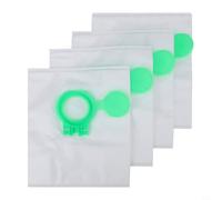 Compatible avec les sacs d'aspirateur Sebo Airbelt D2 Ultrabag, sacs à poussière 4 couches non tissés avec capuchon de filtre, partie 8120er pour les modèles D2 Total Storm T (lot de 4)