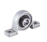 Compatible avec les séries KP004, KP005, KP006 et KP007, ensemble de 2 paliers à billes en alliage de zinc(KP004 20mm)