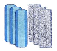 Compatible avec les serpillères en microfibre lavables Bona 6 pièces, chiffon de nettoyage de sol réutilisable for parquet et multi-surfaces