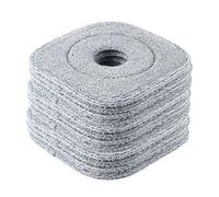 Compatible avec les serpillères Joybos, lot de 12 lingettes lavables en microfibre for serpillères rotatives, chiffon de rechange réutilisable for un nettoyage efficace des sols.