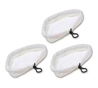 Compatible avec les tampons triangulaires for balai vapeur H2O HD X5, housses en microfibre for balais vapeur Vax, Vileda et Russell.(3PCS)