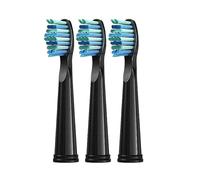 Compatible avec les têtes de brosse à dents de rechange Fairywill for brosses à dents électriques FW-507/508/551/515/917/959/2011(BLACK 3pcs)