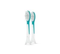 Compatible avec les têtes de brosse à dents électrique Philips Sonicare, for mini brosse à dents, 2 pièces de rechange compatibles avec le modèle HX63X2(HX6042 for 7yr kids)