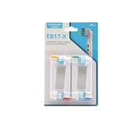 Compatible avec les têtes de brosse à dents électriques OB série DB tête de brosse de remplacement rotative universelle multifonction(EB-17X(4pcs/1pack))