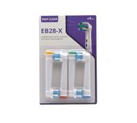 Compatible avec les têtes de brosse à dents électriques OB série DB tête de brosse de remplacement rotative universelle multifonction(EB-28X(4pcs/1pack))