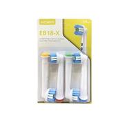 Compatible avec les têtes de brosse à dents électriques OB série DB tête de brosse de remplacement rotative universelle multifonction(EB-18X(4pcs/1pack))