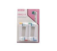 Compatible avec les têtes de brosse à dents électriques OB série DB tête de brosse de remplacement rotative universelle multifonction(EB-62X(4pcs/1pack))