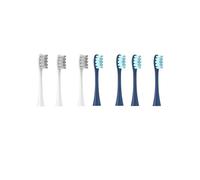 Compatible avec les têtes de brosse à dents rechange Oclean 7 pièces Flow/X/X PRO/Z1/F1/One/Air 2/SE Soft Sonic Toothbrush Vacuum Bristle(GRAY)