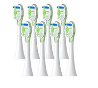 Compatible avec les têtes de brosse de rechange Philips Diamond Series, HX6064/HX6930/HX6730, buse d'aspirateur for brosse à dents sonique A3(8 green A3)