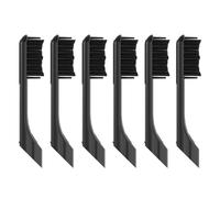 Compatible avec les têtes de rechange for brosses à dents électriques Quip, lot 6(Black)