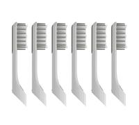 Compatible avec les têtes de rechange for brosses à dents électriques Quip, lot 6(White)