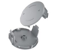 compatible avec les tondeuses Bosch 18v-26, Universal GrassCut 18v-260,2 pièces Capuchons de bobine(gris),Capuchon de Tondeuse à Gazon Bobine de Remplacement