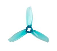 Compatible avec l'hélice tripale GEMFAN 3 Pouces, Ensemble Freestyle 3028 for Drones d'intérieur et d'extérieur (Lot de 4)(Clear Blue)