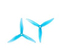 Compatible avec l'hélice tripale Gemfan 5129, 6 Paires, Mise à Niveau for Drone de Course motorisé 2306 2207(Blue)