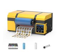Compatible avec l'imprimante Colorsun A3 DTF, plastification 2 en 1, ajustement universel pour imprimante A3 XP600 DTF, utilisation avec bouteille en bois acrylique, accessoire de de rechange(Yellow)