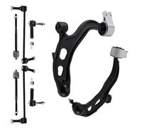 Compatible Avec Lincoln Pour MKS 2013 Pour MKT 2014 Ensemble De Bras De Commande De Suspension Des Côtés Inférieurs Avant De La Voiture MS401121 Bras de suspension auto