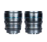 Compatible avec l'objectif cinéma Sony E 16mm T1.2 S35 for caméras Super 35mm X RF MFT M4/3(16mm 75mm Metal Gray,L-Mount)