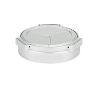 Compatible avec l'objectif Panasonic Lumix G Vario HD 12-32mm F/3.5-5.6 Mega OIS - Bouchon d'objectif de Protection Automatique(Silver)