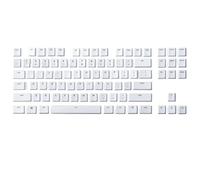 Compatible avec Logitech G913 G915 G813 G815 TKL, Capuchons de Clavier mécanique, 109 Touches + 2 Touches, Disposition américaine(White TKL 87 Keys)