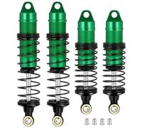 Compatible avec LOSI MiniB 1/16 RC Voiture Amélioration Modification Pièces Détachées Et Accessoires 4 Pièces 50 Mm Et 60 Mm Amortisseurs À Huile Amortisseurs RC(Green)