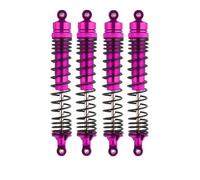 Compatible avec Losi pour LMT 4WD 1/8 RC Monster Camion Voiture Pièces De Rechange Et Accessoires 4 Amortisseurs De 130 Mm Amortisseurs Métalliques Amortisseurs RC(Purple)