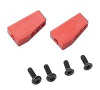 Compatible avec LOSI pour Mini-B pour Mini-T 1/16 RC Accessoires De Voiture en Alliage D'aluminium Support De Servo De Direction De Précision Support De Montage Servo Pièces détachées RC(Red)