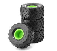 Compatible avec Losi pour Mini pour LMT 1/18 RC Car Upgrade Parts 4Pcs 100Mm 1/10 pour Monster Truck pour Buggy Pneus Roue 12Mm Hex RC Voiture Pneus
