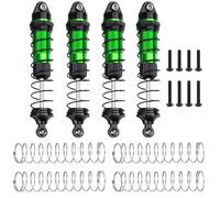 Compatible avec Losi pour Mini pour LMT 4x4 1/18 RC Monster Truck Voiture Pièces De Rechange 1 Jeu Huile en Alliage D'aluminium Amortisseurs Amortisseurs RC(Green)