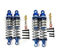 Compatible avec Losi pour Mini-T 2.0 1/16 pour Mini-B 1/18 RC Truck Car Upgrades Parts Amortisseur Avant Et Arrière en Métal Amortisseur RC(Blue)
