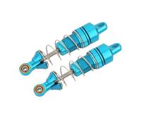 Compatible avec Losi pour Mini-T 2WD 1/18 RC Car Truck Upgrade Parts Accessories 2Pcs Amortisseurs Avant en Métal pour Amortisseurs À Ressort Amortisseur RC(Blue)
