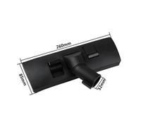 Compatible Avec L'outil De Sol Hetty, Tête De Brosse D'aspirateur 32 Mm For Tapis, Sols Durs, Carrelages, Parquets(D)