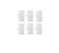 Compatible avec Lydsto W2 / W2 Edge, TAMA All In One Max, Blaupunkt Bluebot OMEGA, Inic IX10 Robot Vacuum Parts Main Side Brush Filter (6pcs.1)