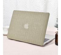 Compatible avec MacBook Air 13 inch Étui 2022 2021 2020 2019 2018 Release A1932 A2179 M1 A2337 Touch ID, Élégant Cuir Plastique Coque Rigide Plastique Transparent Housse de Clavier