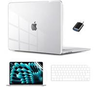 Compatible avec MacBook Air 13" M5 2026-2022 M4 M3 M2 puce A3449 A3240 A3113 A2681, transparent