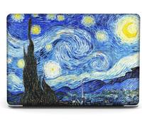 Compatible avec MacBook Air 13 Pouces Coque, 2022-2018 Modèle: A1932 avec Touch ID avec Couvercle de Clavier & Protecteur d'écran Post-impressionnisme (Van Gogh - La Nuit étoilée)