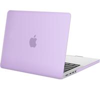 Compatible Avec Macbook Pro 14 Pouces 2025 2024 2023 2022 2021 M4 M3 M2 M1 Pro A3112 A3185 A3401 A2918 A2992 A2779 A2442 Puce Touch Id, Protecteur Plastique Coque Rigide,Violet[POR5246871]