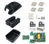 Compatible avec Makita 18V Bl1830 Bl1840 Bl1850 Bl1860 Batterie Au Lithium,Remplacement du Boîtier de La Batterie 3Ah-6Ah,Remplacement du Boîtier de La Batterie en Plastique avec Circuit Imprimé