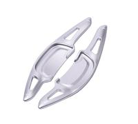 Compatible Avec Mazda 3 Pour Axela 2020 2021 Palettes De Changement De Vitesse De Volant De Voiture, Autocollants De Couverture De Garniture De Remplacement Manuel de palette(Silver)