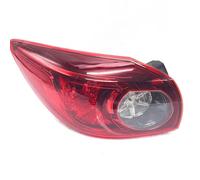 Compatible Avec Mazda Pour 3 Pour Axela Hatchback 2014 2015 2016 Feu Arrière Extérieur Sans Ligne Ni Éclairage Feu Arrière Boîtier Rechange(Left)