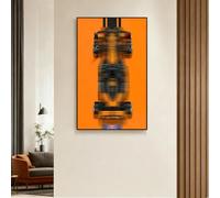 Compatible avec McLaren MCL39 F1 Race Car 42228 modèle de tableau d'affichage mural - Cadre de présentation - Un cadeau pour les fans de LEGO Technic - (modèle non inclus) (B)