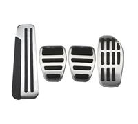 Compatible avec Megane IV 2016 2017 2018 2019 2020 2021 2022 AT MT Pédales de voiture Frein à gaz Frein à pédale antidérapante en acier inoxydable Couvre-pédales de carburant de voiture (couleur : 3